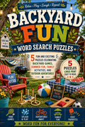 Backyard Fun Word Search Puzzles