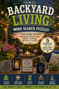 Backyard Living Word Search Puzzles